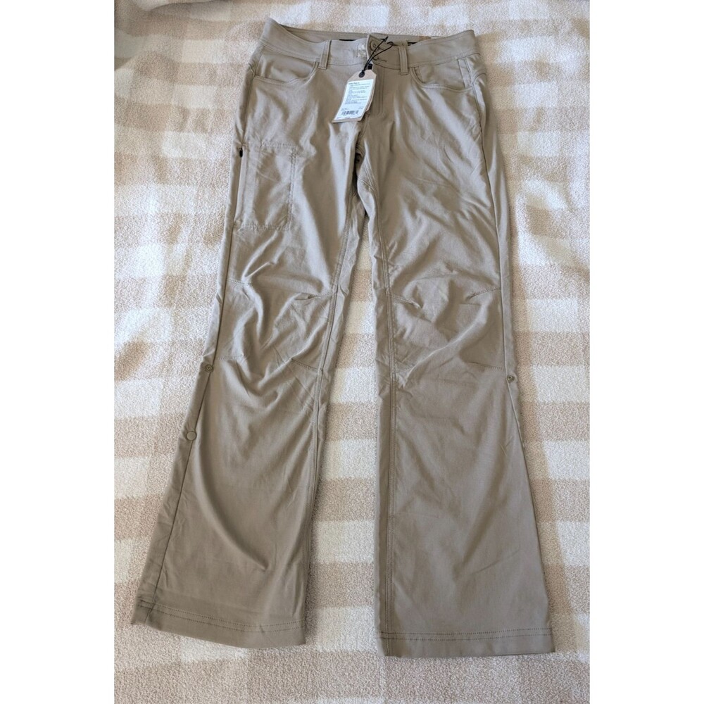 PrAna Halle Pant II Womens 8 Regular Sandbar Beige Outdoor Hiking NWT gorpcore